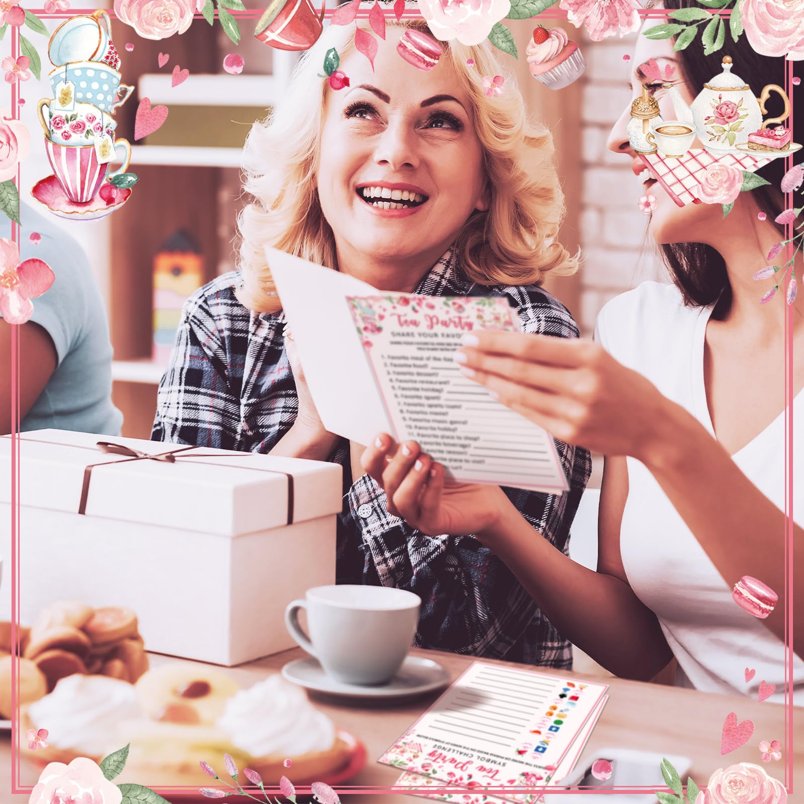 Fullhawl interactive tea party game promotes conversation and connection.