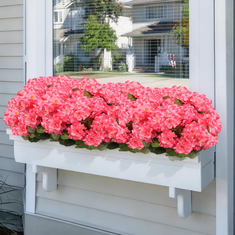 FULLMUSIC geranium detail petals realism ideal for indoor centerpieces.