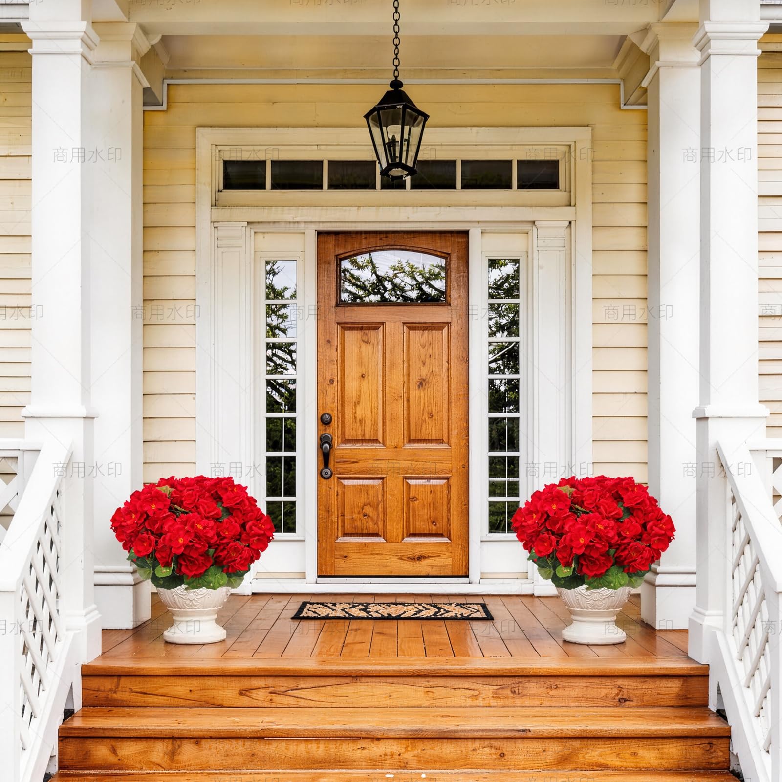 FULLMUSIC geranium for outdoor porch brightens spaces without maintenance.