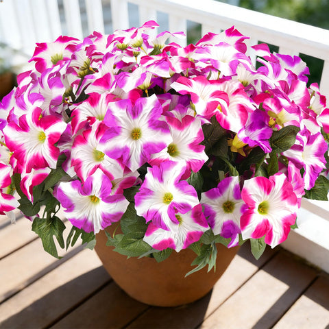 FULLMUSIC spring morning glory bundle UV resistant for outdoor porch or front door decor