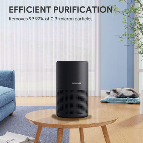 Fulminare 360 degree outlet distributes purified air around the room