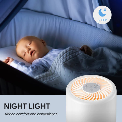 FULMINARE air purifier in living room setup during relaxed evenings