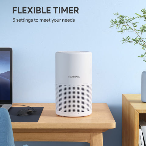 FULMINARE H13 purifier shown in a living room for everyday comfort.