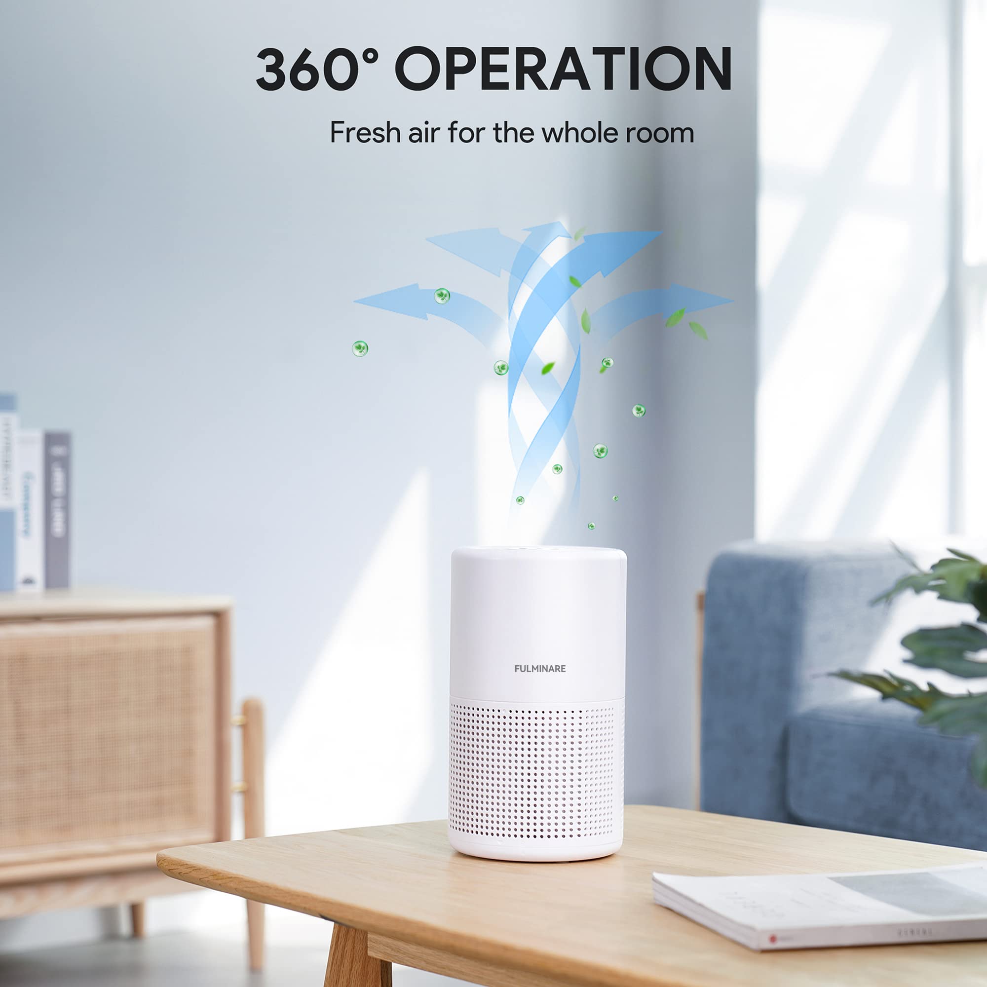 FULMINARE H13 with timers helps schedule clean air at set hours.