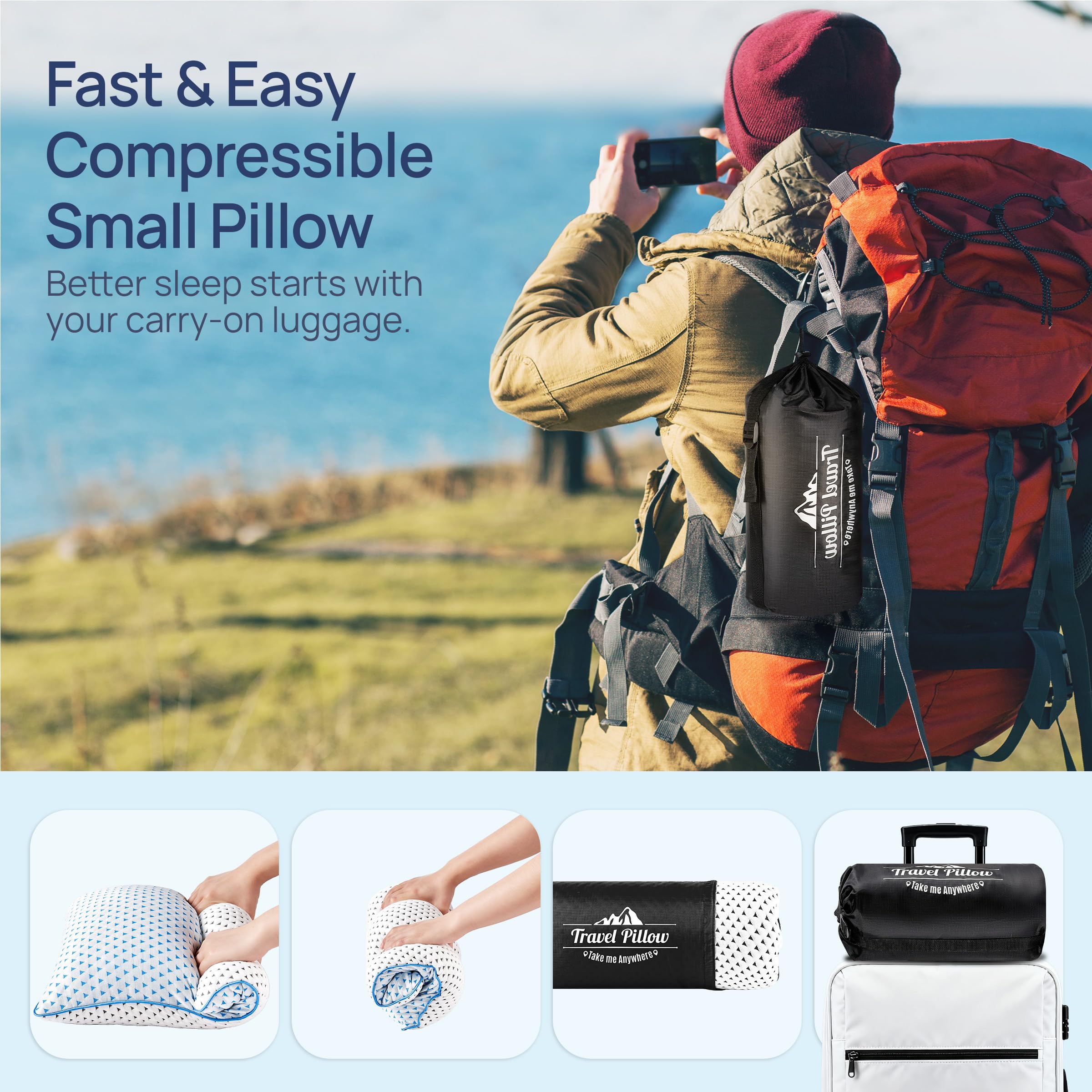Fulocean lightweight design ideal for travel, camping, and hotel stays