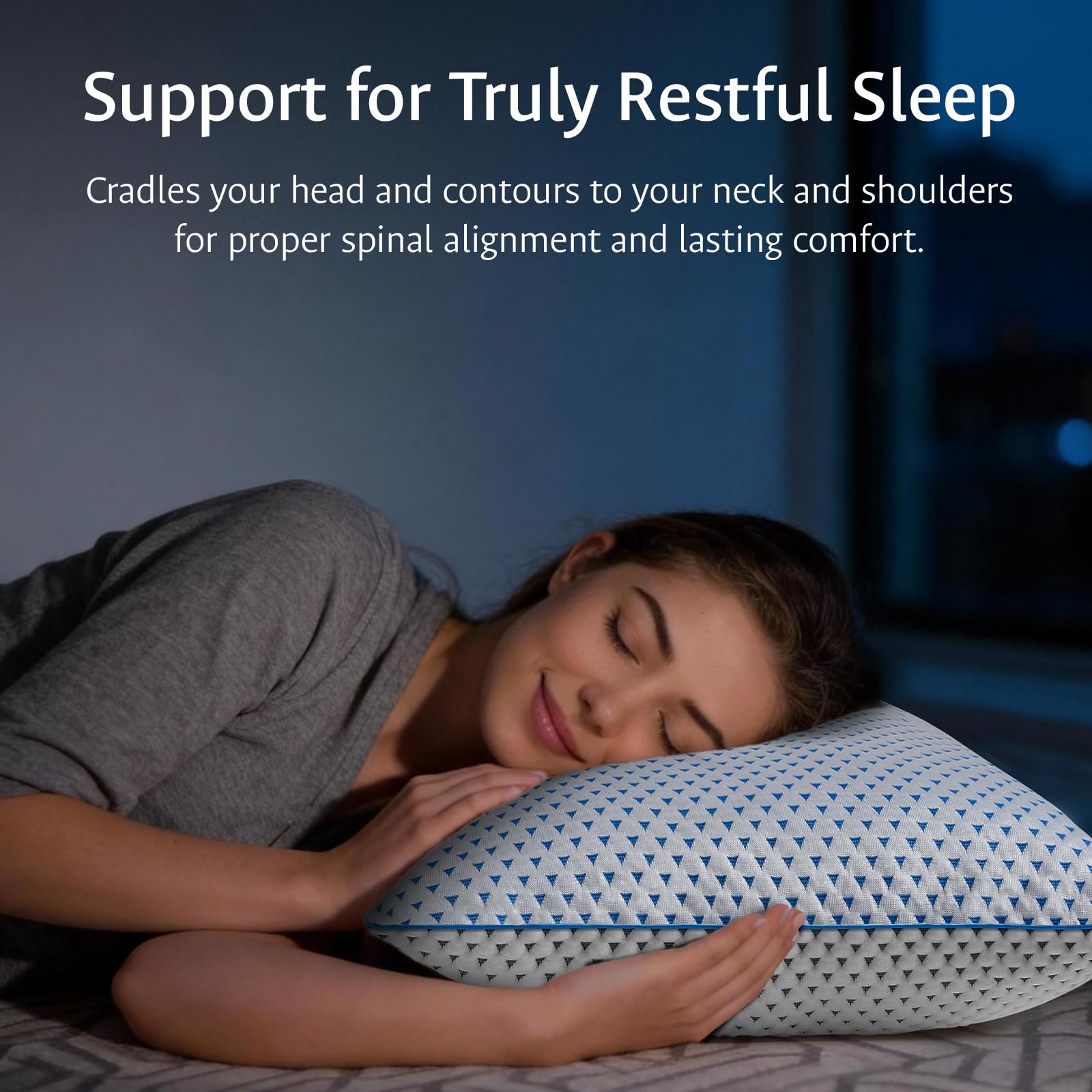 Fulocean memory foam core close-up highlights durable, breathable structure