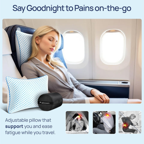 Fulocean versatile pillow doubles as neck, knee, and lumbar support