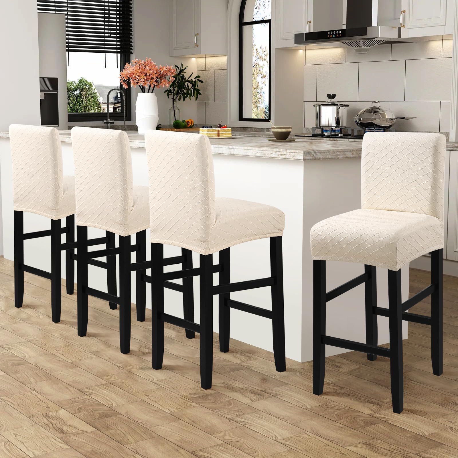 Fuloon waterproof bar stool cover ideal for home bars and kitchens.