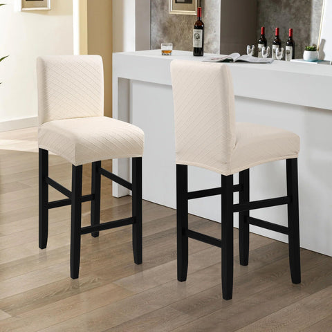 Fuloon waterproof bar stool cover machine-washable for effortless cleaning.