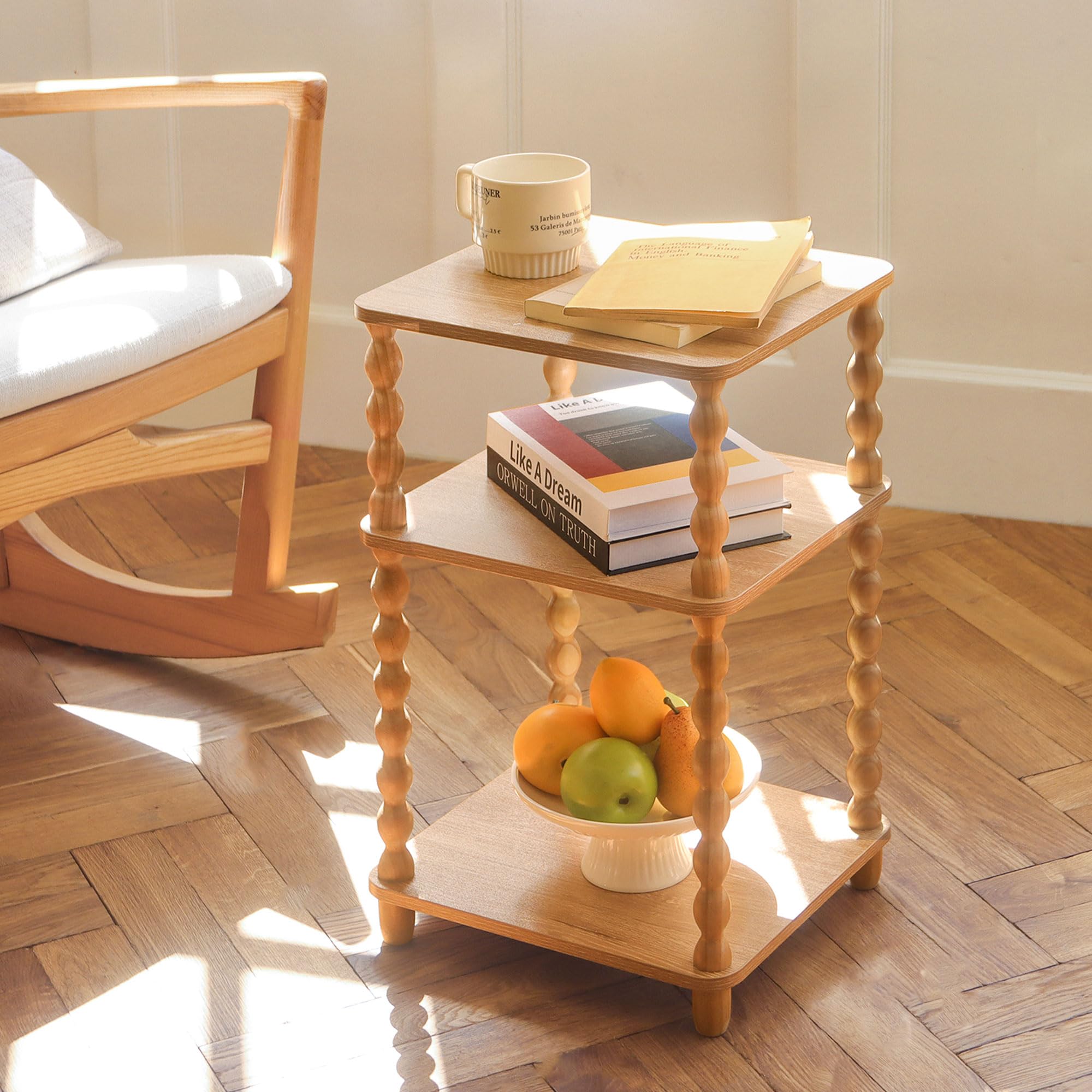 Fultyle end table sturdy solid-wood legs offer stable support in any room.