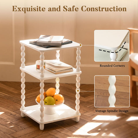 Fultyle End Table sturdy wood legs deliver reliable support.