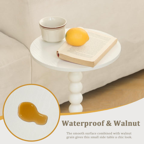 Fultyle recommended as a chic nightstand beside a comfortable bed