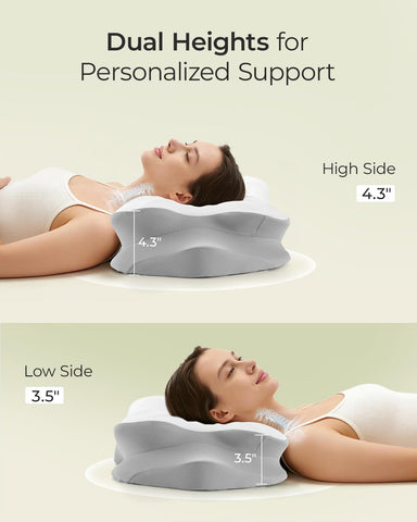 fumacos back and stomach sleeper support maintains natural neck alignment.