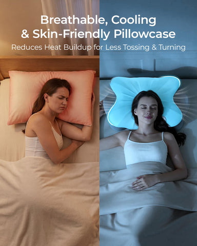 fumacos ergonomic pillow supports side-sleeper comfort and rest.