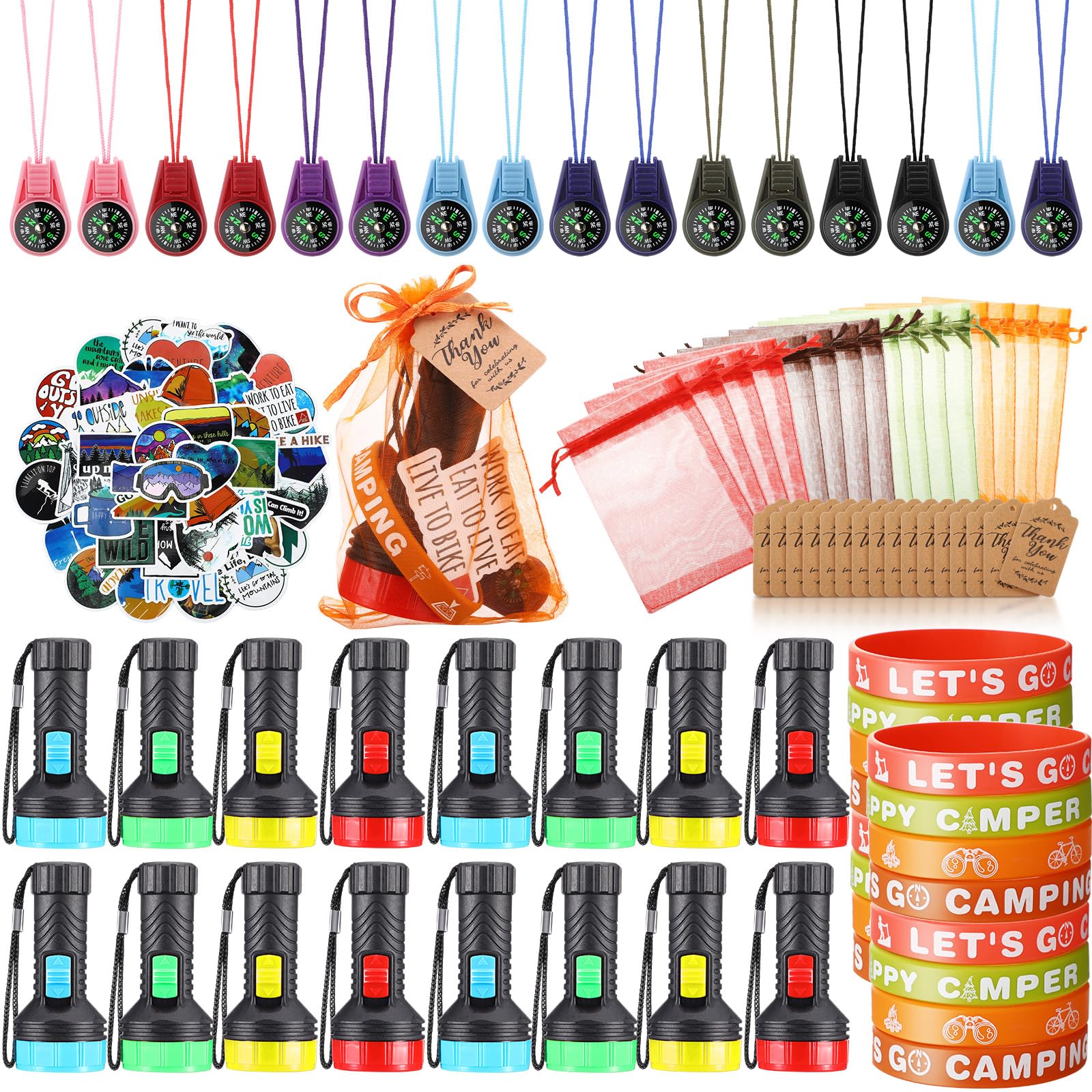 Fumete camping bracelets in soft silicone, ideal for party wear and keepsakes
