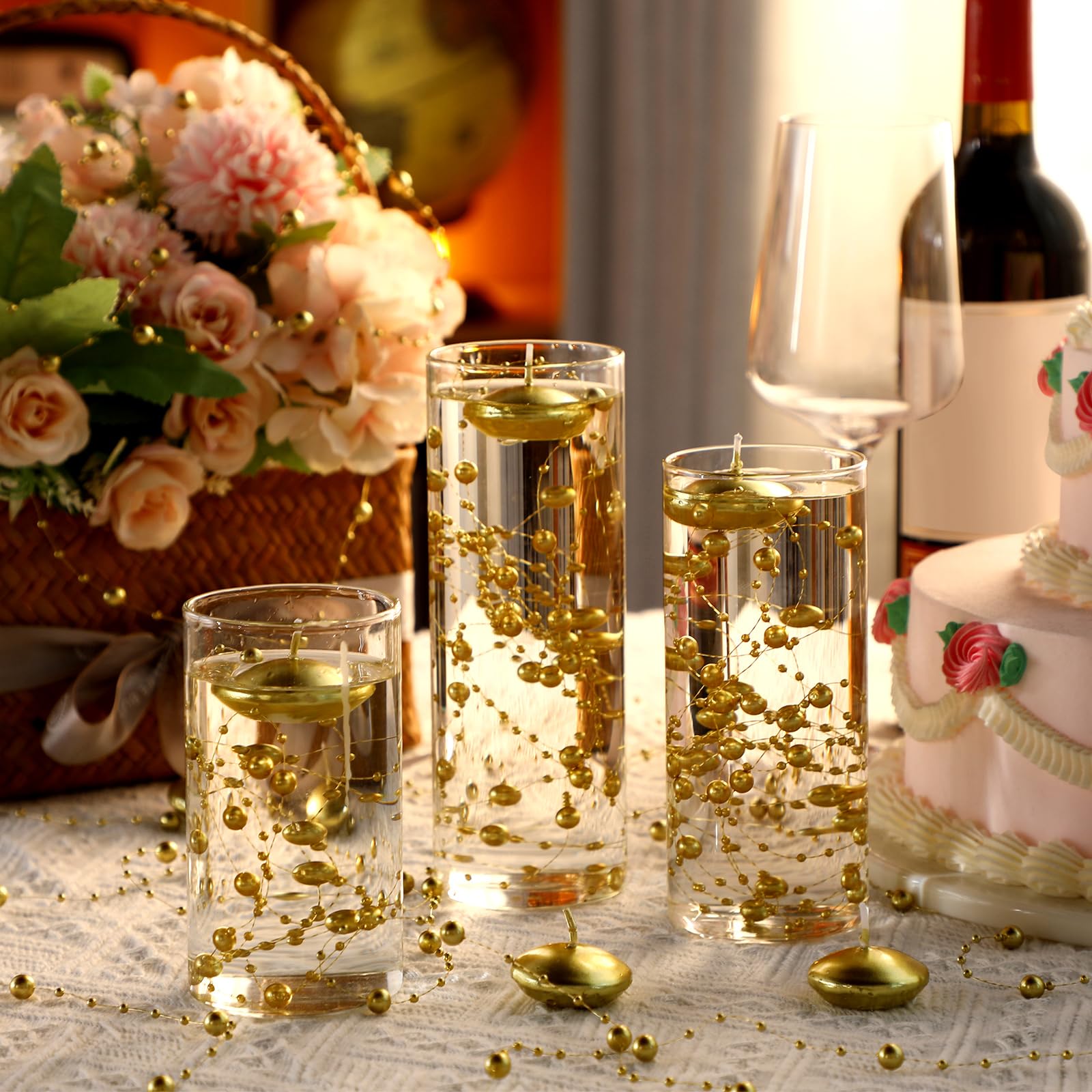 Fumete centerpieces offer easy drape and quick setup