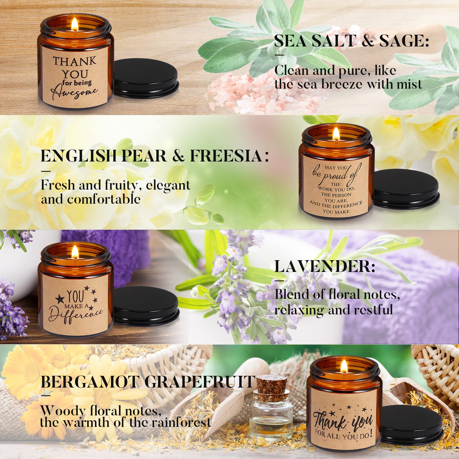 Fumete English pear and freesia candle for a fresh, uplifting room scent.