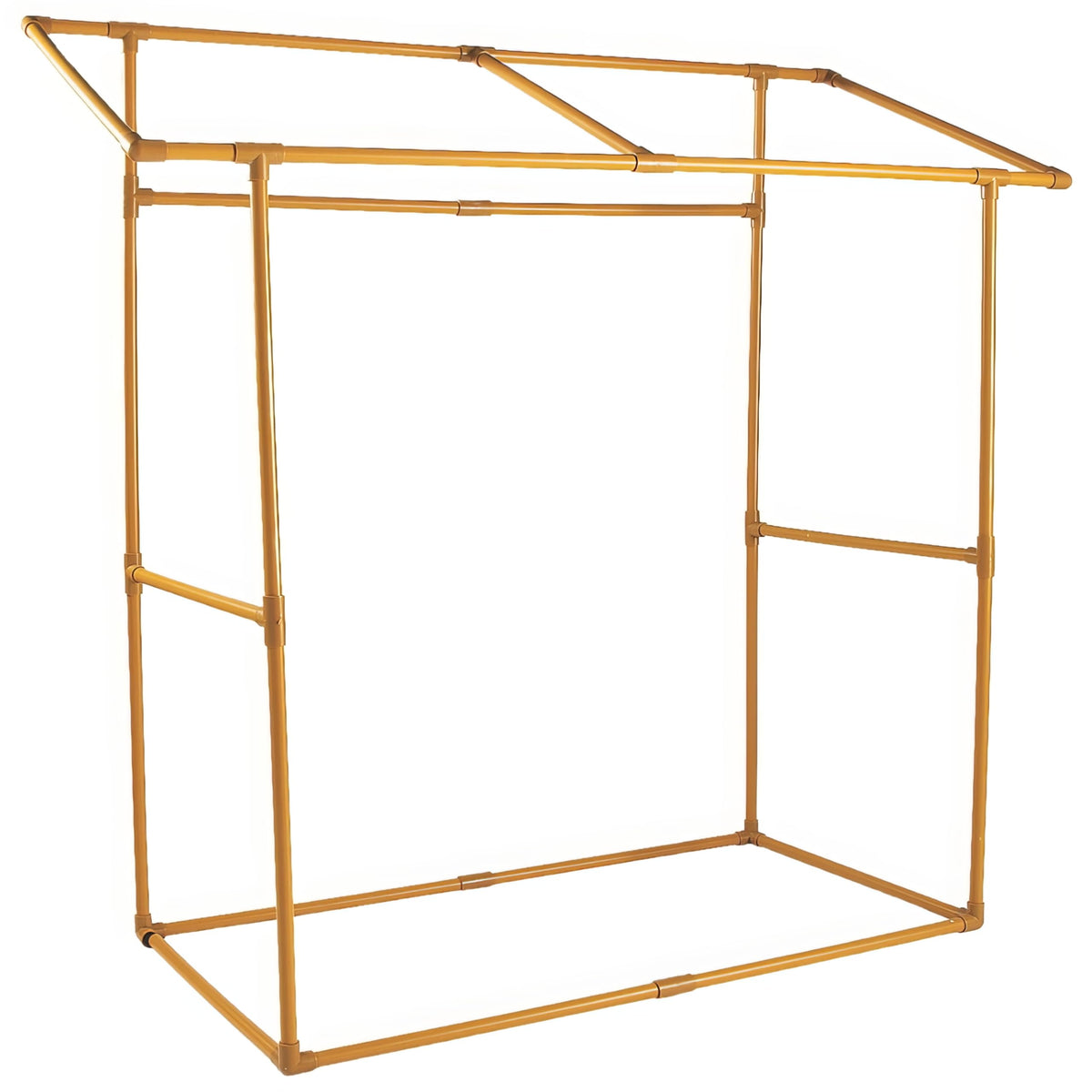 Fun Express portable bar table stand in gold enhances professional vendor displays and mobile events