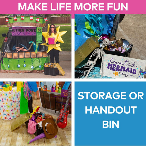 Fun Express treasure chest classroom-use versatility supports homes, clinics, and playrooms