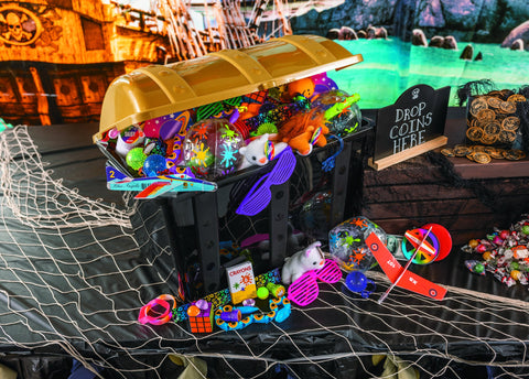 Fun Express treasure chest office-home option stores toys and rewards neatly