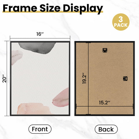 Fun Memories frame mounted horizontally or vertically for flexible decor