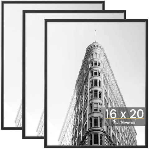 Fun Memories 16x20 scratch-proof poster frame with lightweight protection for photos