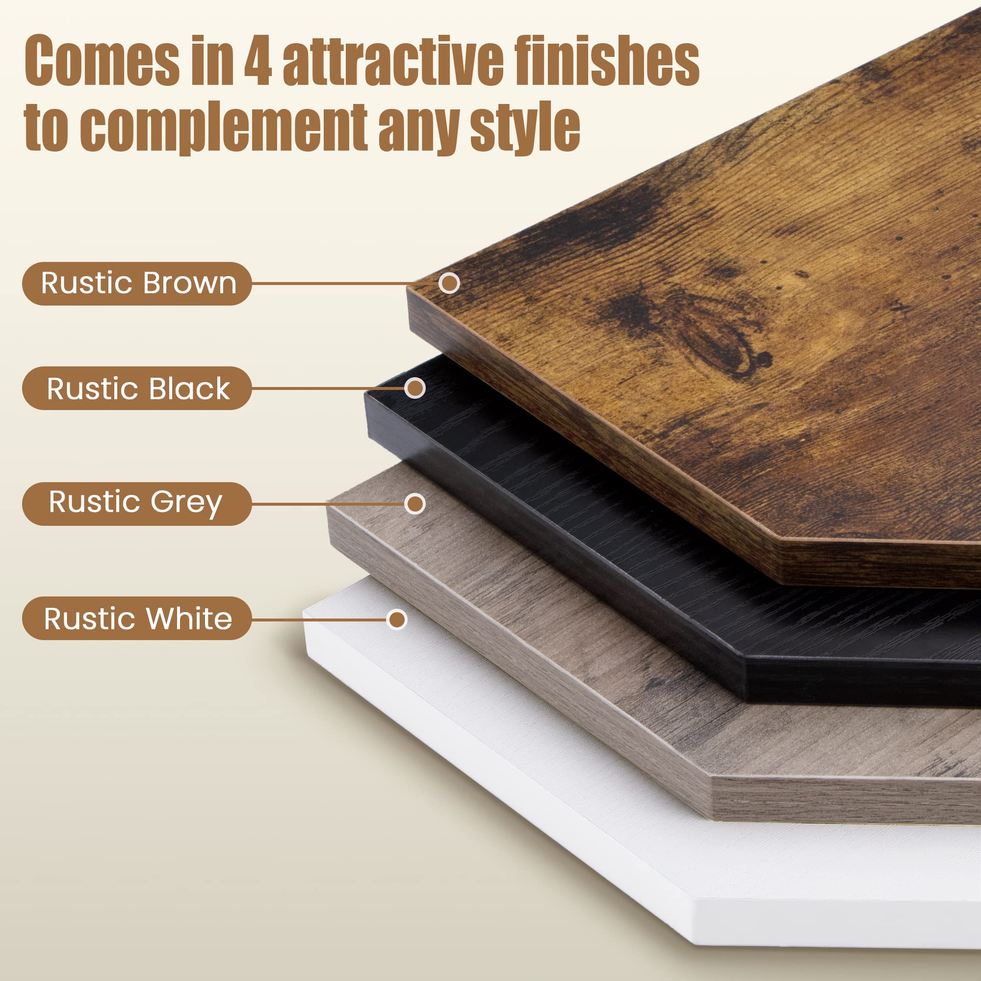 Fun Memories wall mount corner brackets provide sturdy load support for items.