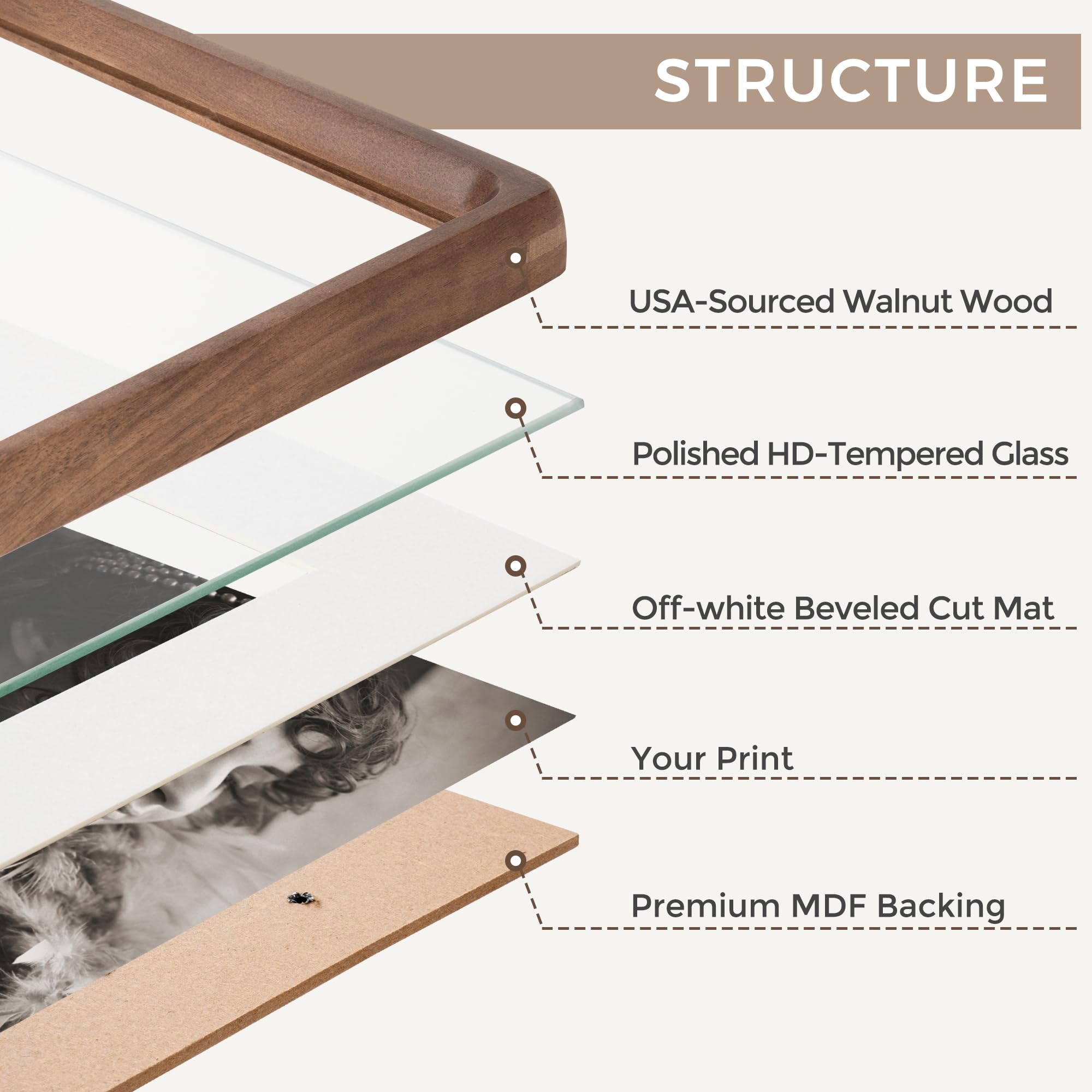 Fun Memories tabletop display with kickstand enables versatile vertical or horizontal setup.