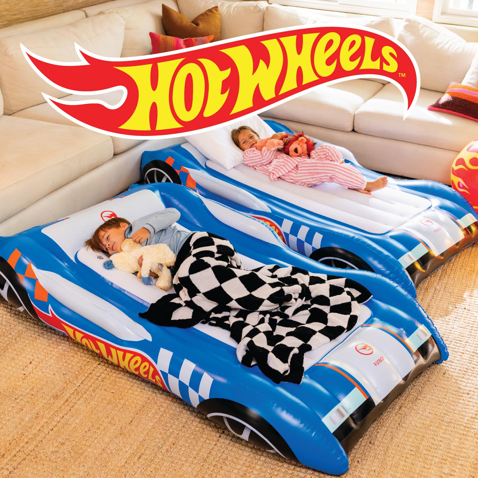 FUNBOY Hot Wheels travel storage bag for on-the-go sleepovers
