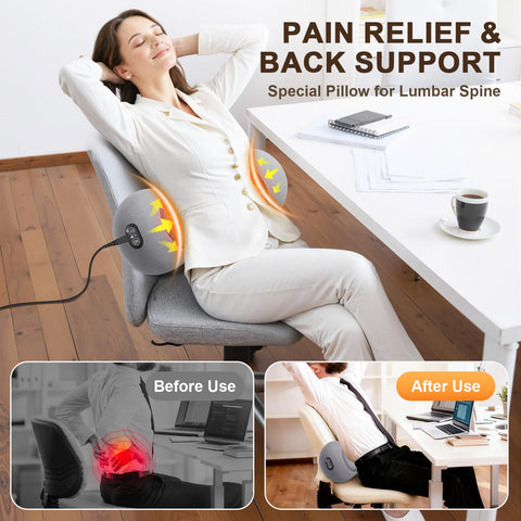 FunBy 3-in-1 Lumbar Pillow storage bag keeps it neat at home or away