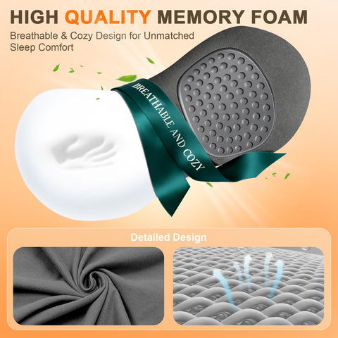 FunBy 3in1 lumbar pillow car-use setup for travel comfort