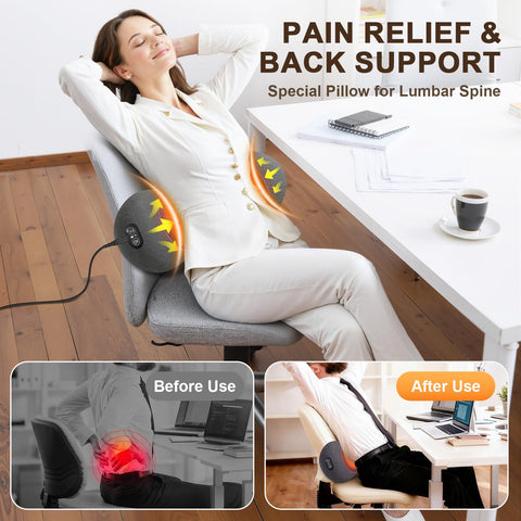FunBy 3in1 lumbar pillow storage bag for easy packing