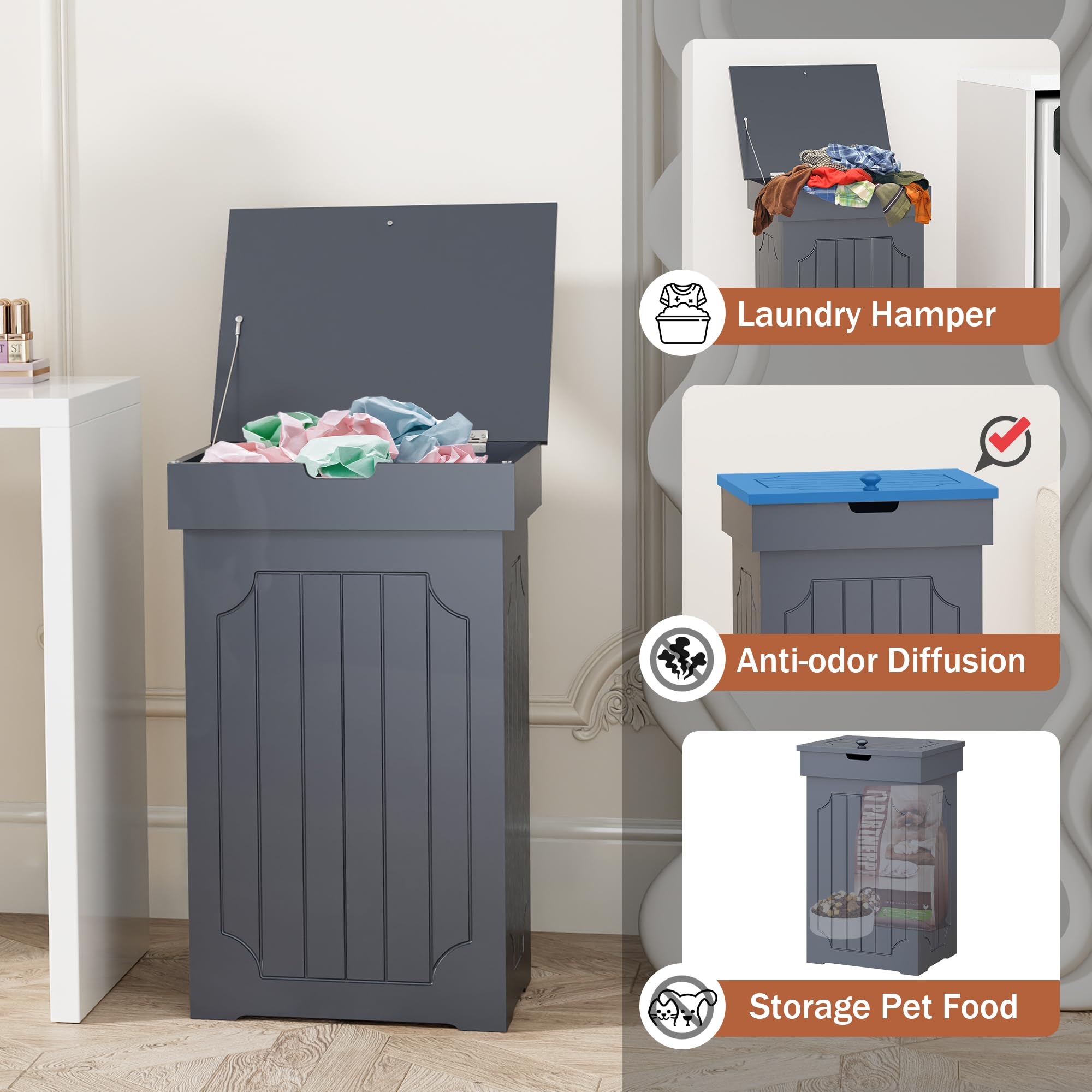 Function Home trash can cabinet dimensions fit narrow spaces.