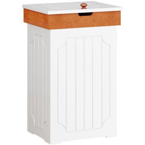 Function Home trash can cabinet inner ring keeps 13-gallon bags secure for tidy waste
