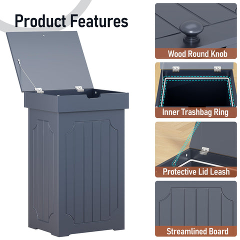 Function Home trash can cabinet in kitchen reduces clutter and odors.