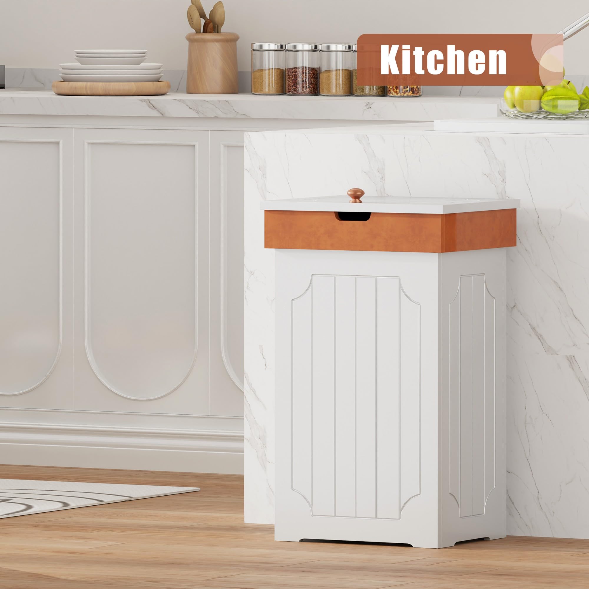 Function Home trash can cabinet lid handle for easy access