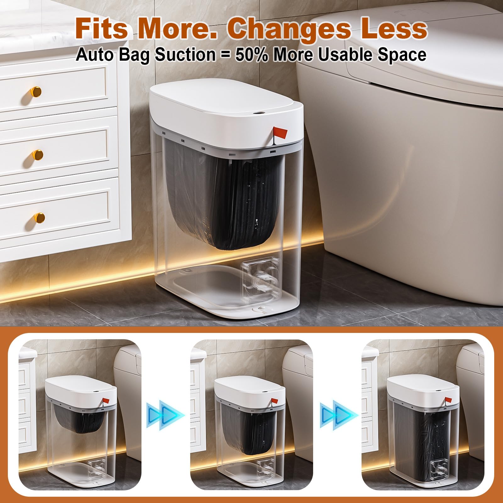 Funest moisture-resistant electronics designed for humid bathroom spaces.