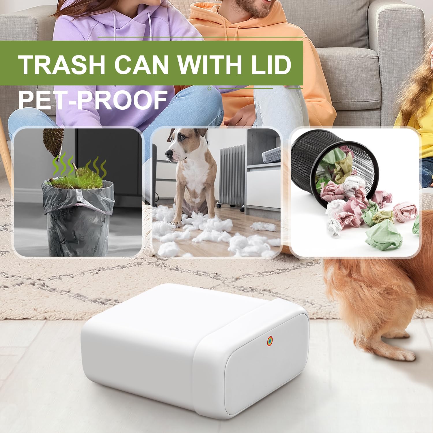 Funest odor-control lid helps maintain a fresh kitchen