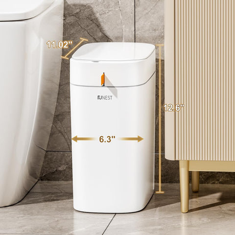 Funest smart trash can IPX5 waterproof for humid spaces