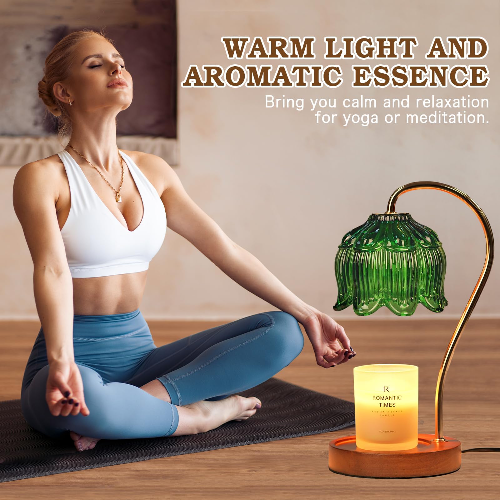 Funistree bedroom decor candle warmer brings warmth to your nightstand.