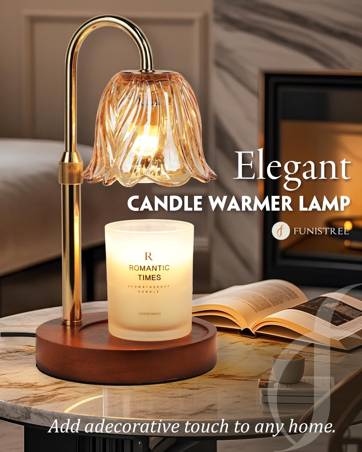 Gift-ready Funistree candle warmer lamp packaging and box
