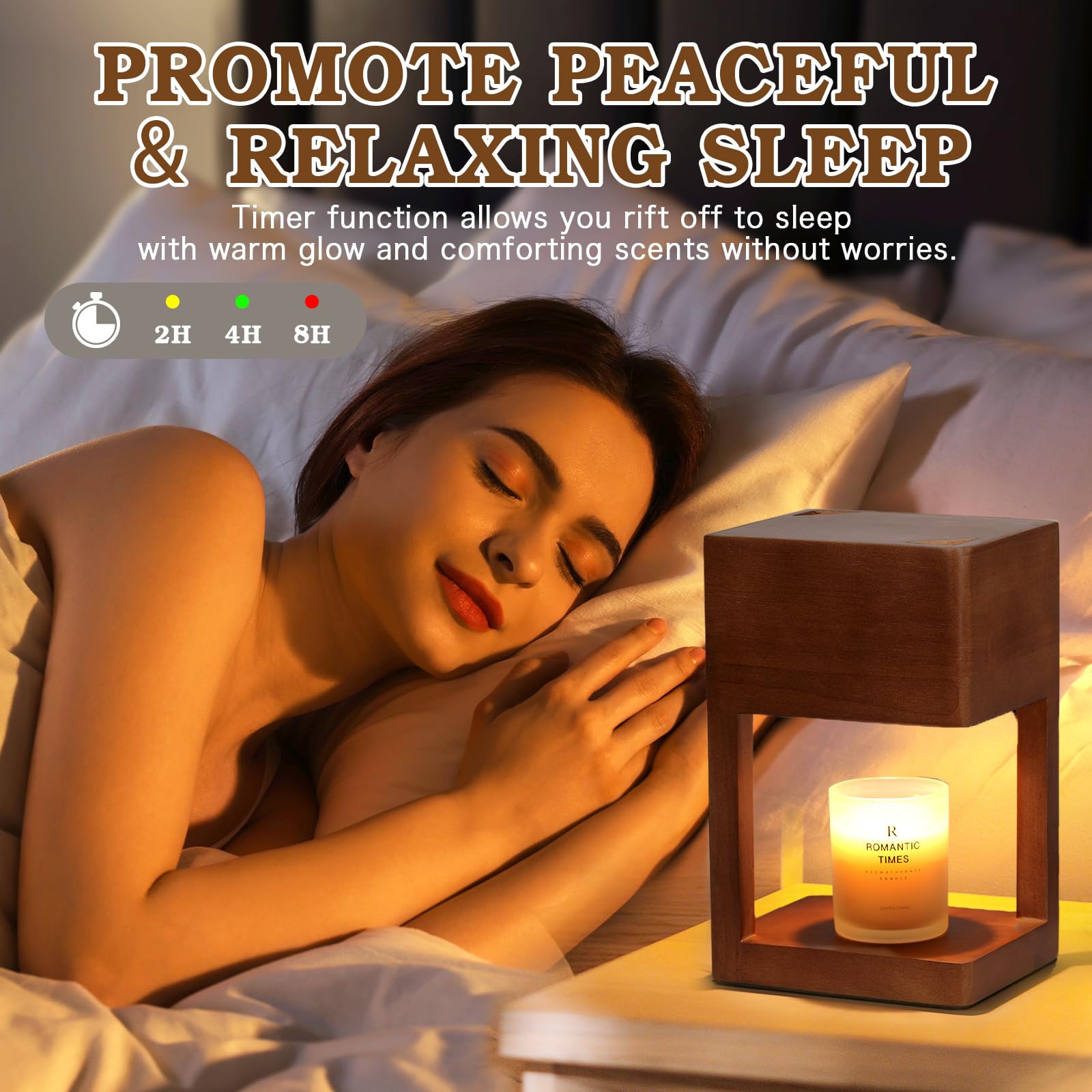 Funistree warm lamp creates inviting living room ambience with ambient fragrance