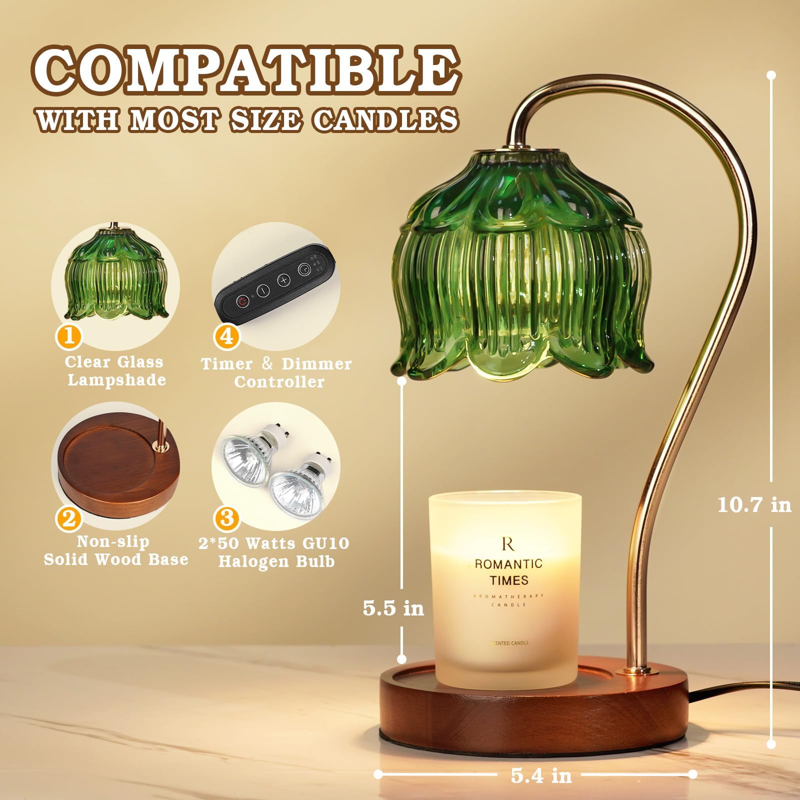 Funistree Christmas gift candle warmer adds elegant seasonal decor.