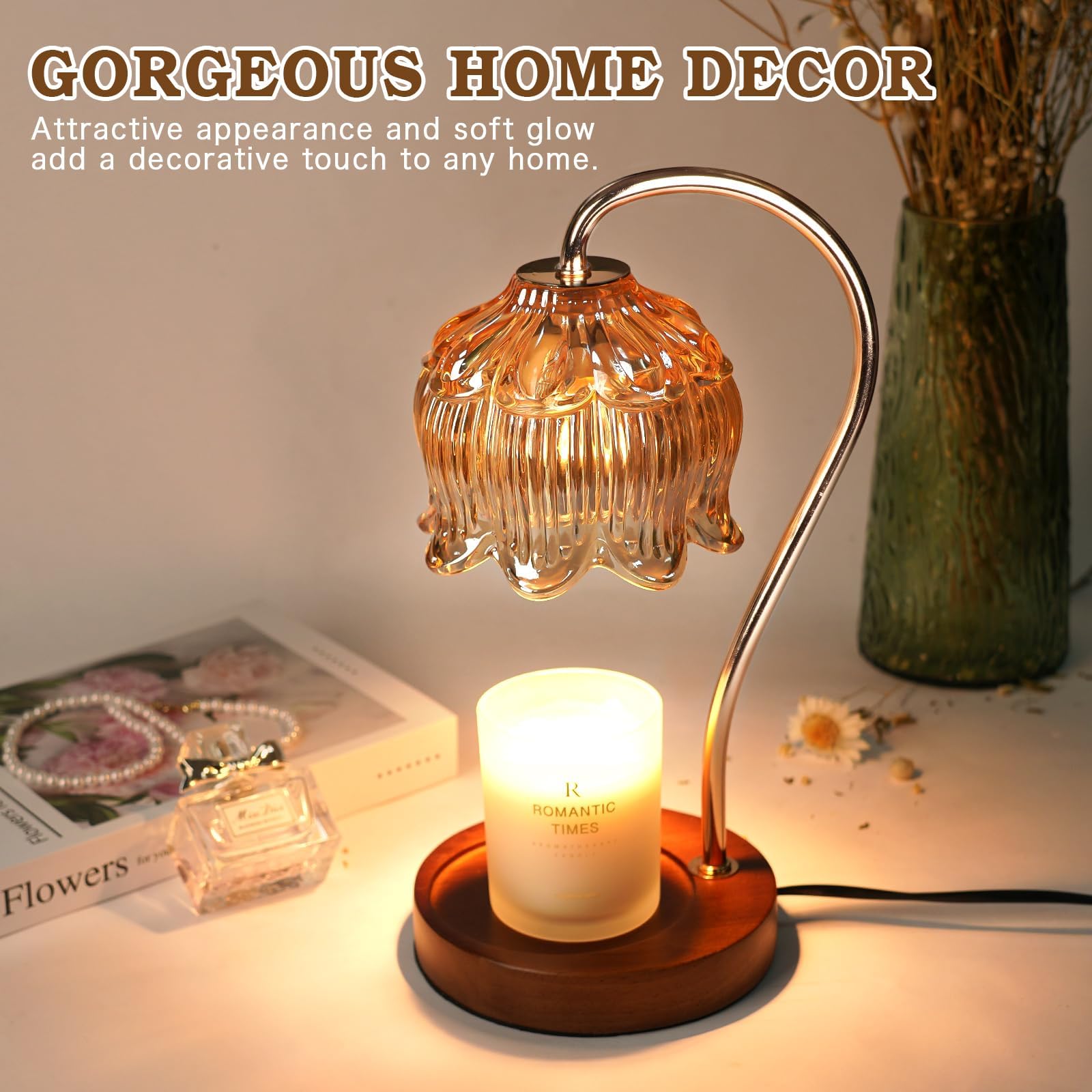 Funistree Dimmable Candle Warmer enables customizable mood lighting