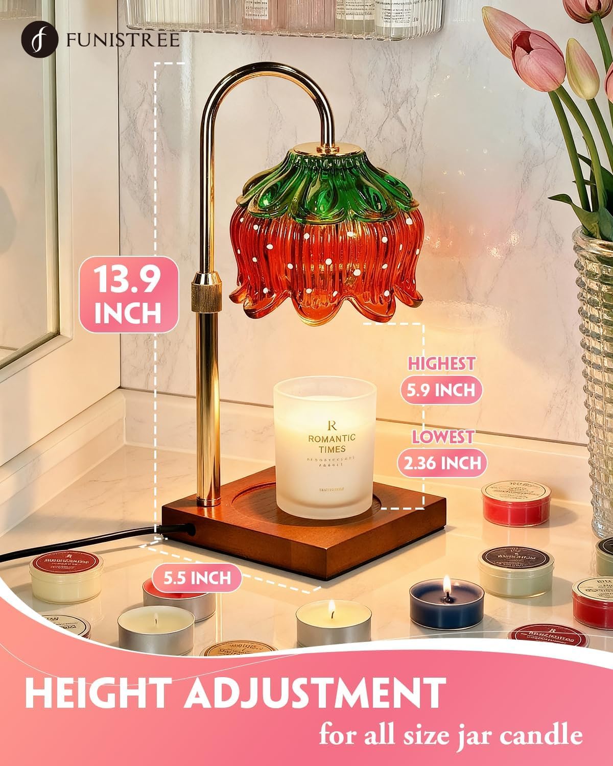 Funistree lotus-inspired design adds charm to living spaces.