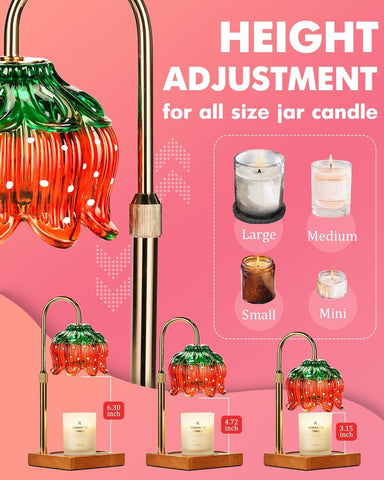 Funistree candle warmer lamp timer dimmer lets you customize fragrance intensity.