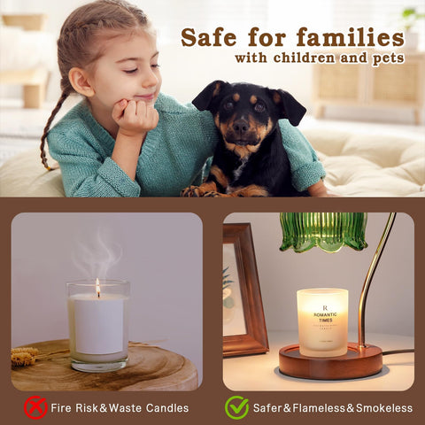 Funistree timer candle warmer turns off after selected hours for safe use.