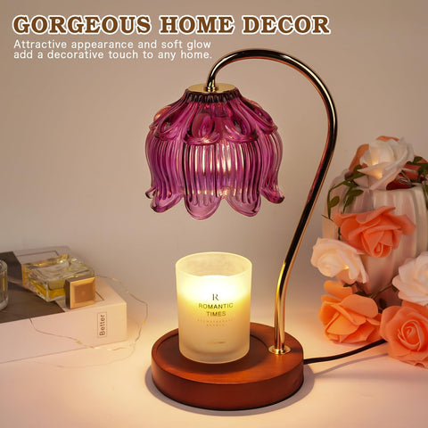 Funistree timer dimmable warmer—set mood with 2, 4, or 8 hour options.