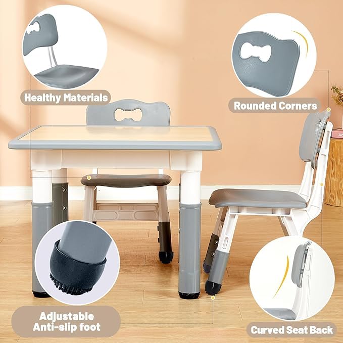 FUNLIO chair easy assembly invites kids to help with setup.