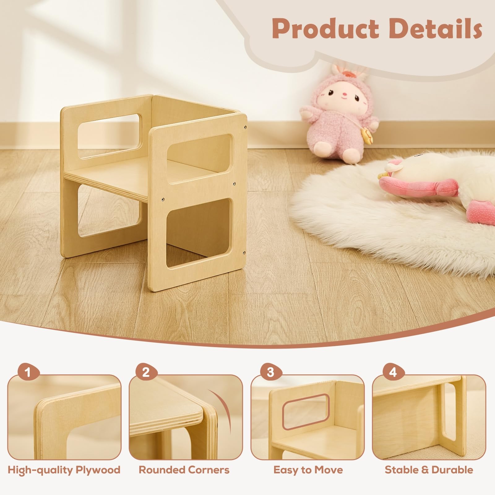 FUNLIO chair side smile pattern highlights child-friendly handling and familiarity.